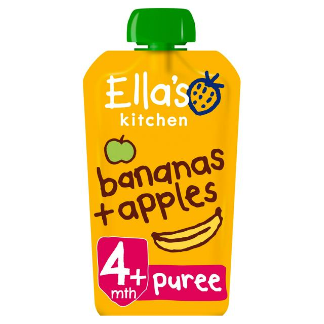 ELLA'S KITCHEN ORG APPLE+BANANA 120G